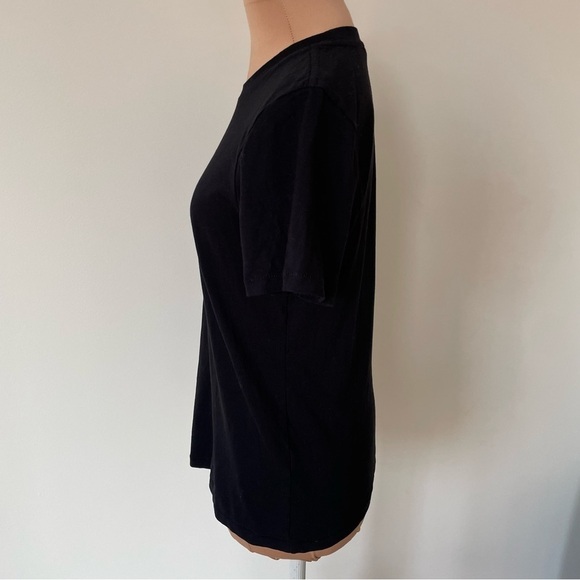 Frank & Oak Black Short Sleeve Crewneck Good Cotton Boy Tee Shirt EUC Size XS - Picture 5 of 11